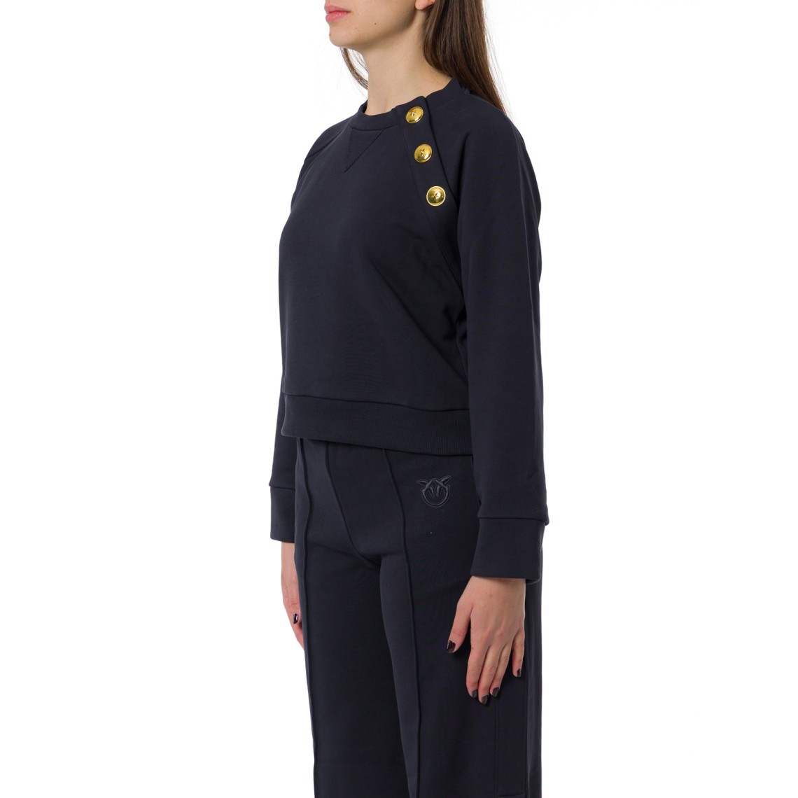 Felpa con bottoni Margarina Pinko