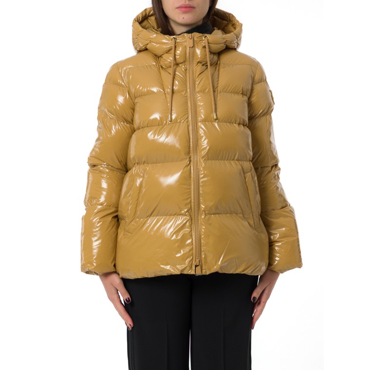 Piumino Eleodoro Caban Crystal nylon con cappuccio Pinko