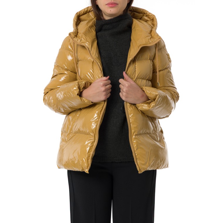 Piumino Eleodoro Caban Crystal nylon con cappuccio Pinko