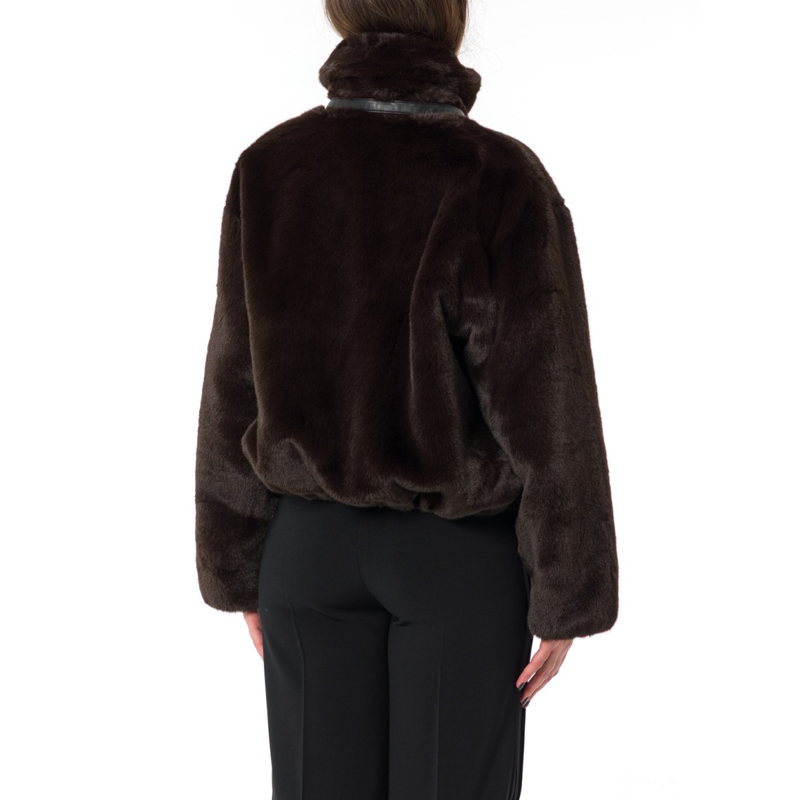 Giacca Estebana Blouson effetto pelliccia