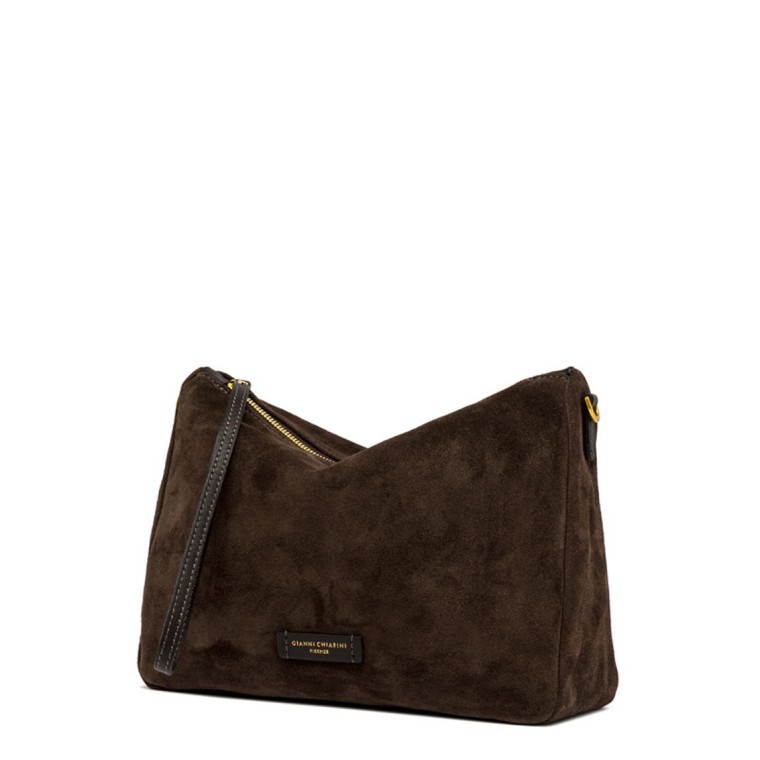 Borsa Nora Pouch Gianni Chiarini in pelle scamosciata