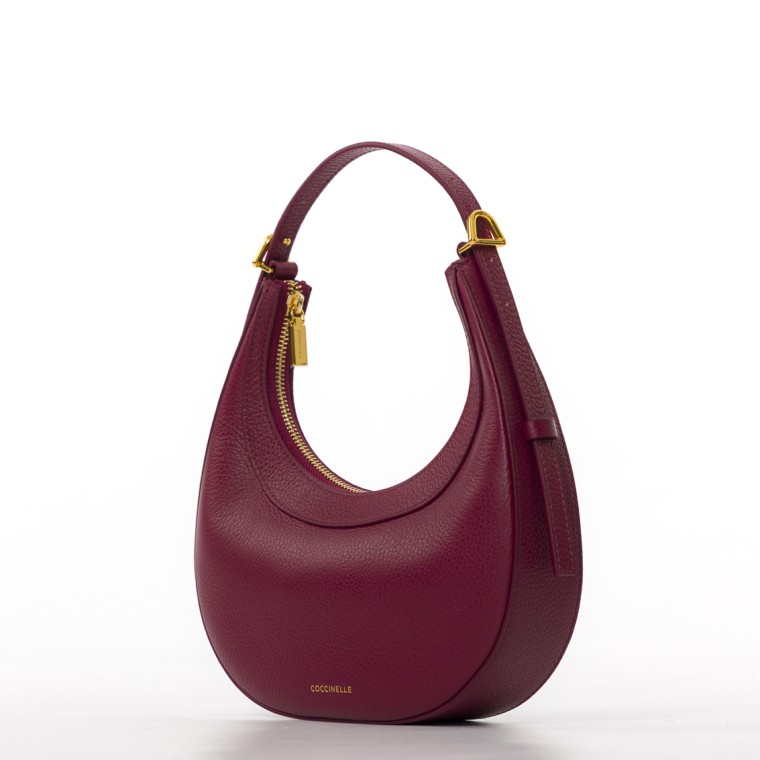 Borsa Whisper Hobo Coccinelle in pelle a grana