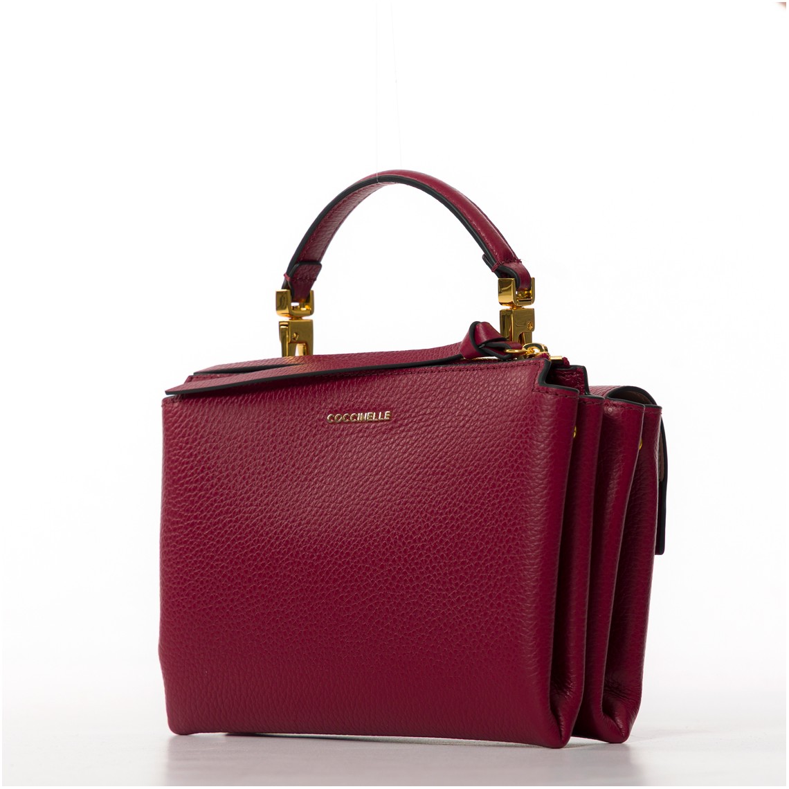 Borsa a mano Arlettis Coccinelle in pelle a grana