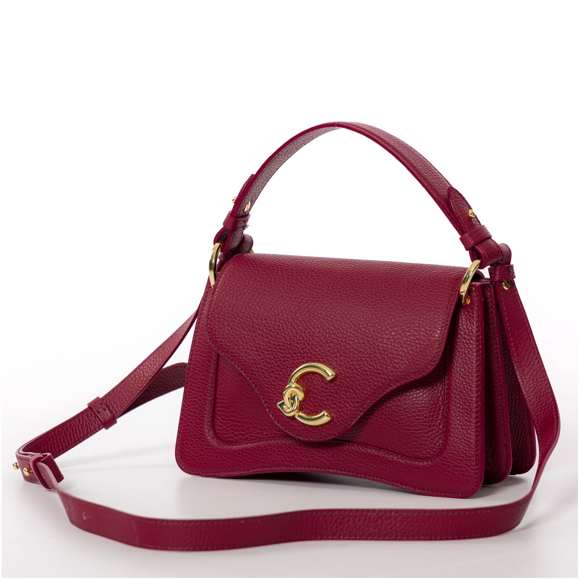 Borsa C-Me Coccinelle in pelle a grana