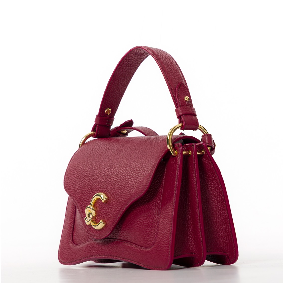 Borsa C-Me Coccinelle in pelle a grana