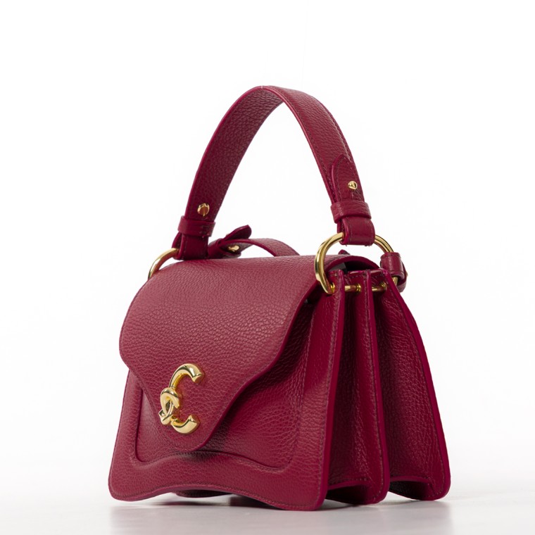 Borsa C-Me Coccinelle in pelle a grana