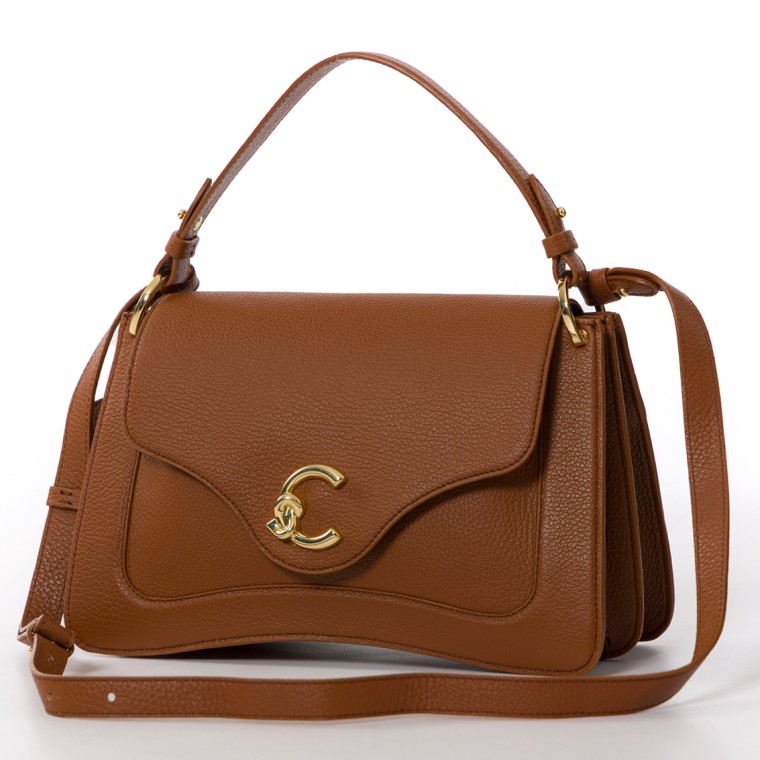 Borsa C-Me Maxi Coccinelle in pelle a grana