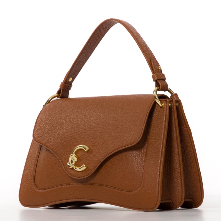 Borsa C-Me Maxi Coccinelle in pelle a grana