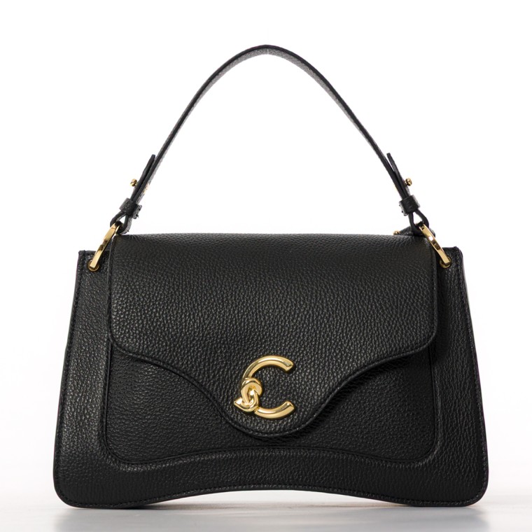 Borsa C-Me Maxi Coccinelle in pelle a grana