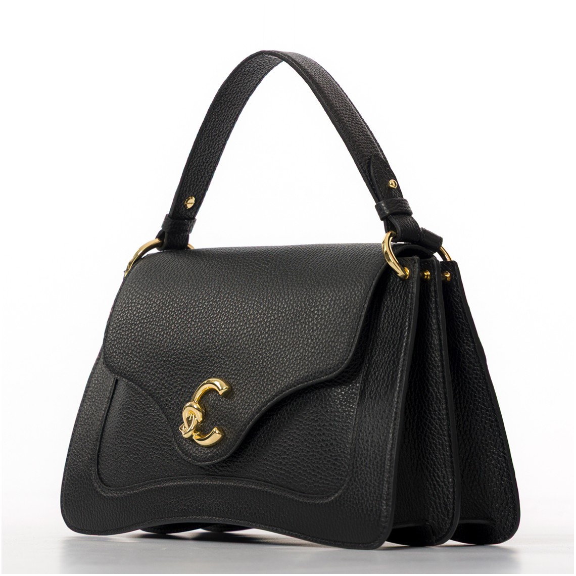 Borsa C-Me Maxi Coccinelle in pelle a grana