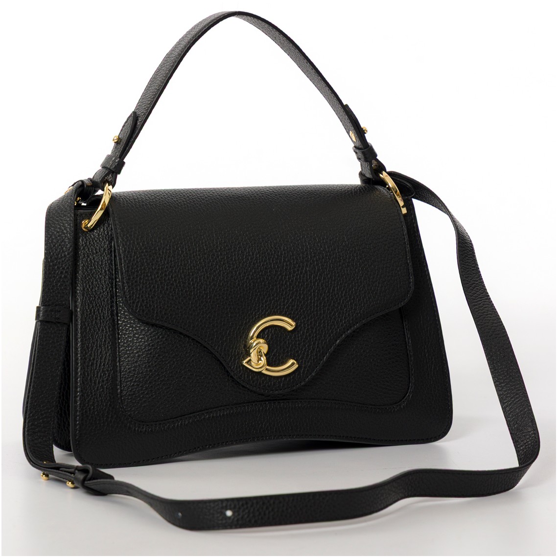 Borsa C-Me Maxi Coccinelle in pelle a grana