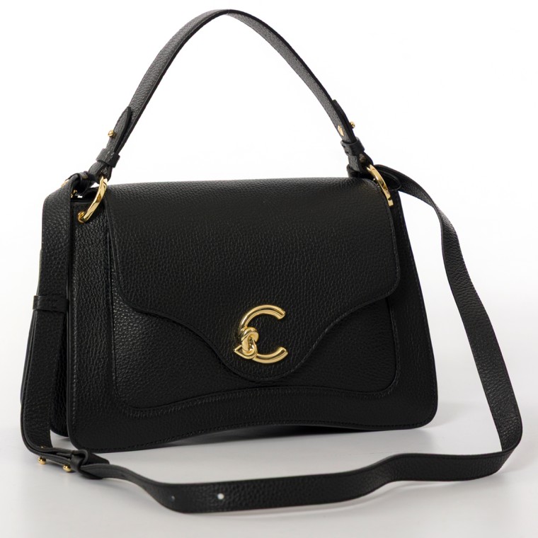 Borsa C-Me Maxi Coccinelle in pelle a grana
