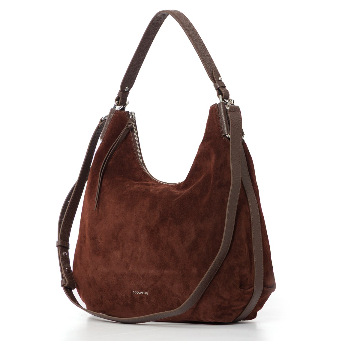 Borsa Rebekka Hobo Coccinelle in camoscio