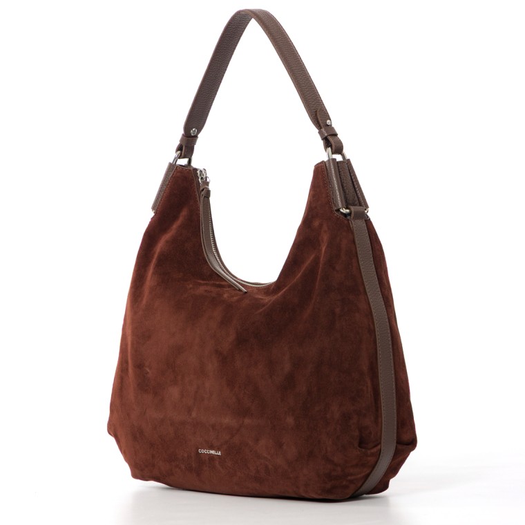 Borsa Rebekka Hobo Coccinelle in camoscio
