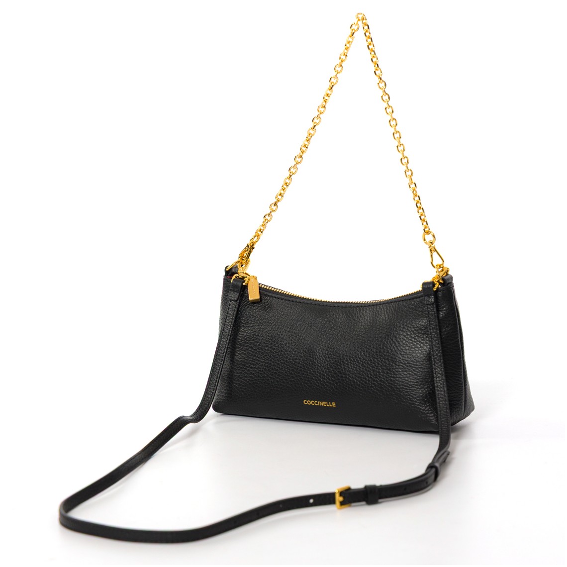 Borsa Aura Coccinelle in pelle a grana