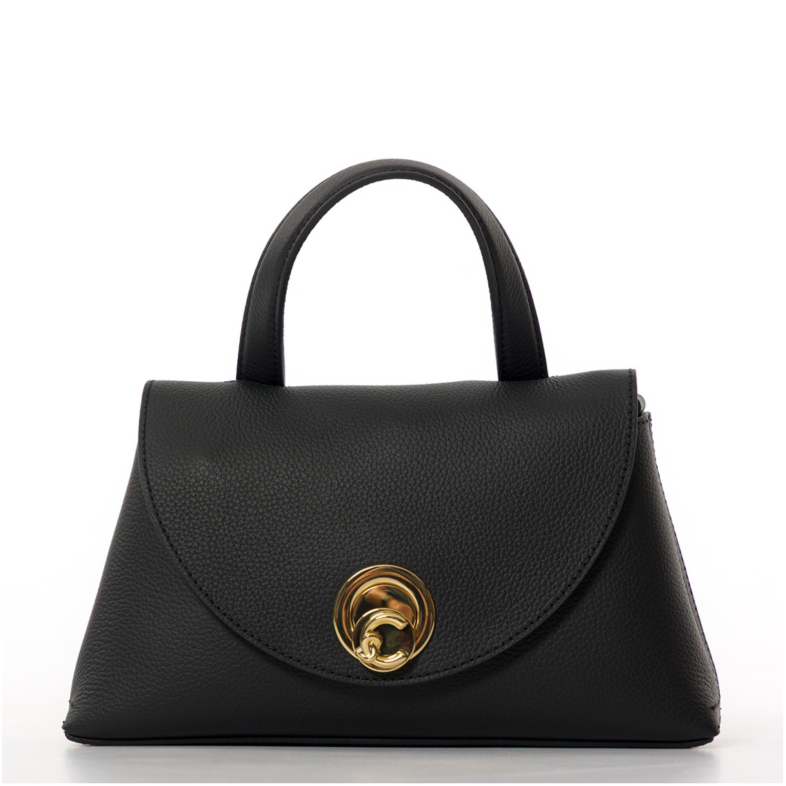 Borsa Nikla Small Coccinelle in pelle a grana