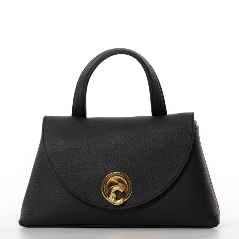Borsa Nikla Small Coccinelle in pelle a grana