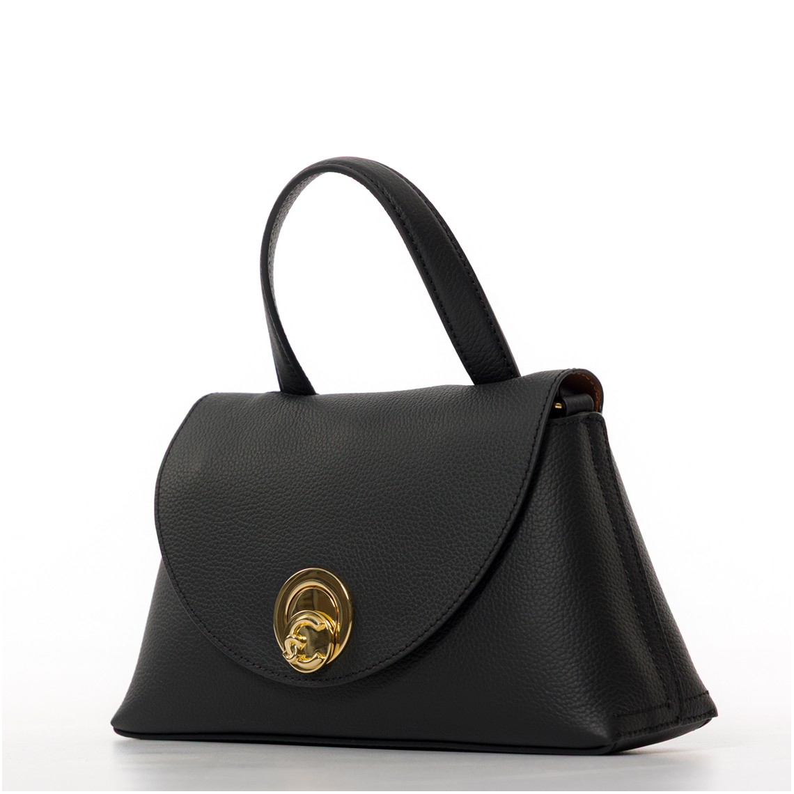 Borsa Nikla Small Coccinelle in pelle a grana