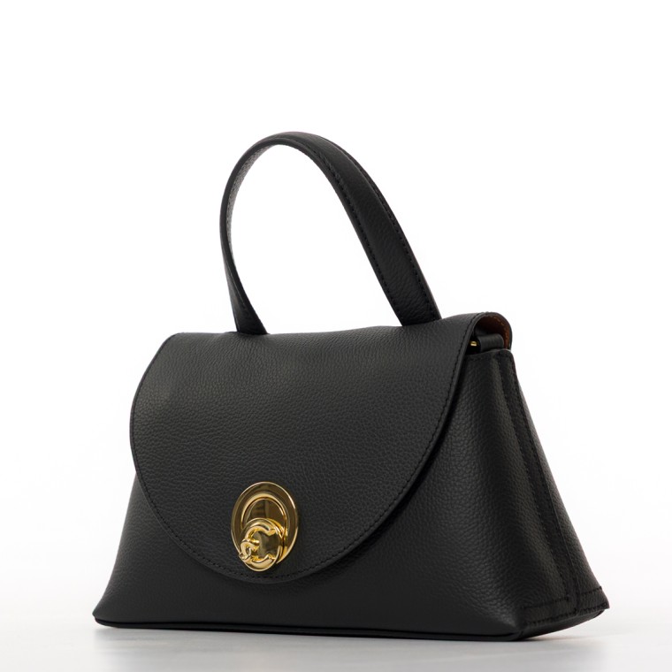 Borsa Nikla Small Coccinelle in pelle a grana