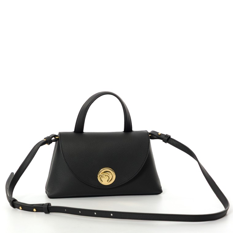 Borsa Nikla Small Coccinelle in pelle a grana