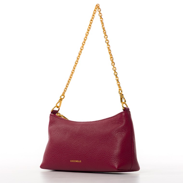 Borsa Aura Coccinelle in pelle a grana