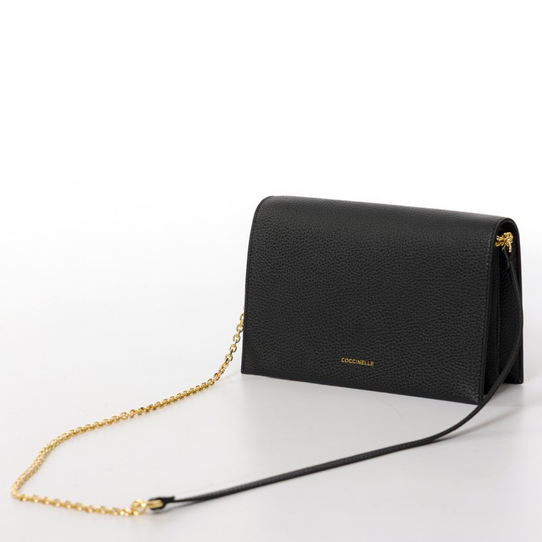 Borsa Dandy Coccinelle in pelle a grana