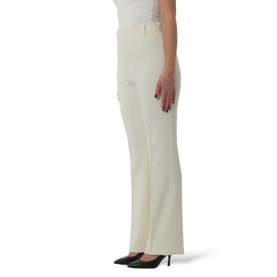 Pantaloni Pita skinny con piega stirata Pinko