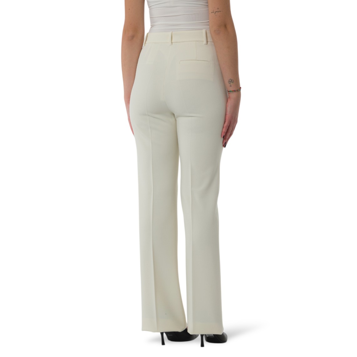Pantaloni Pita skinny con piega stirata Pinko