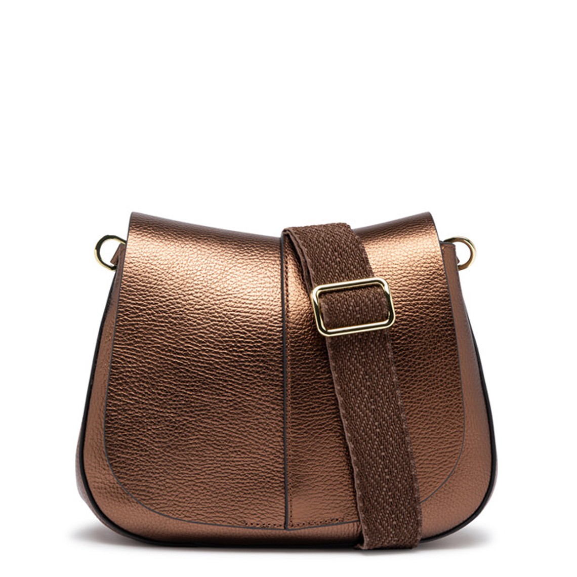 Borsa Helena Round Gianni Chiarini in pelle laminata