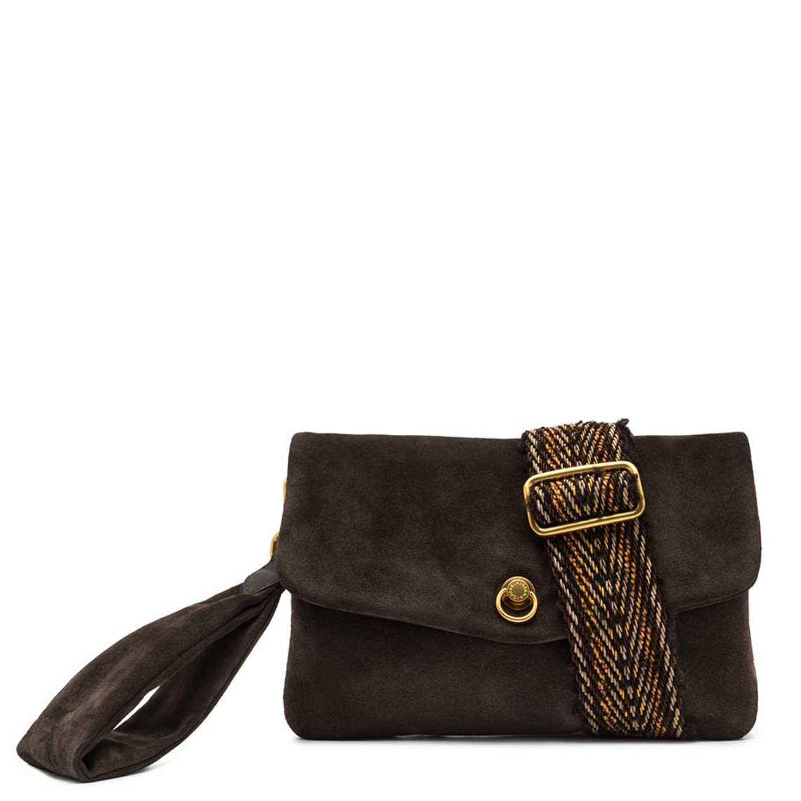 Clutch Mirea Gianni Chiarini in pelle scamosciata