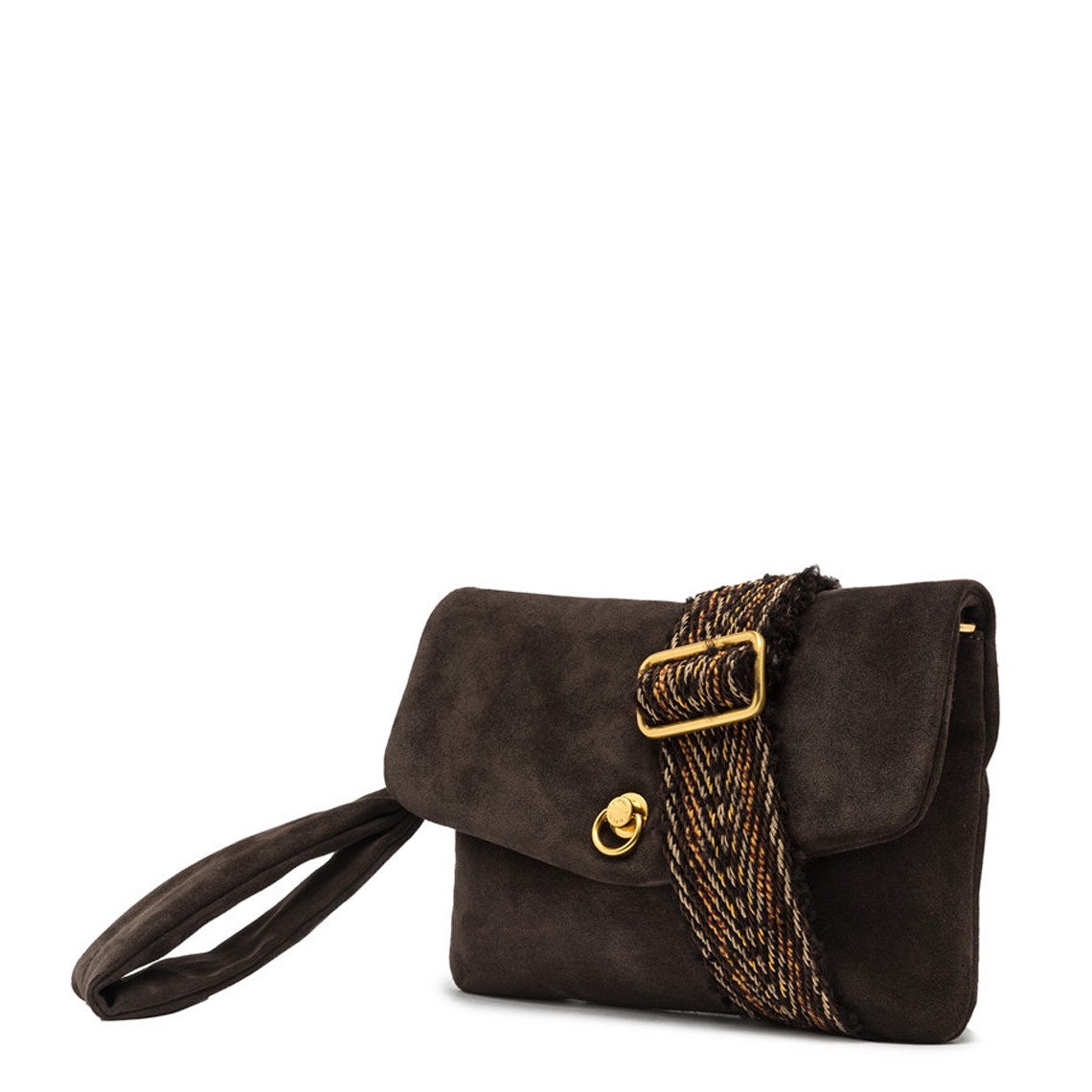 Clutch Mirea Gianni Chiarini in pelle scamosciata