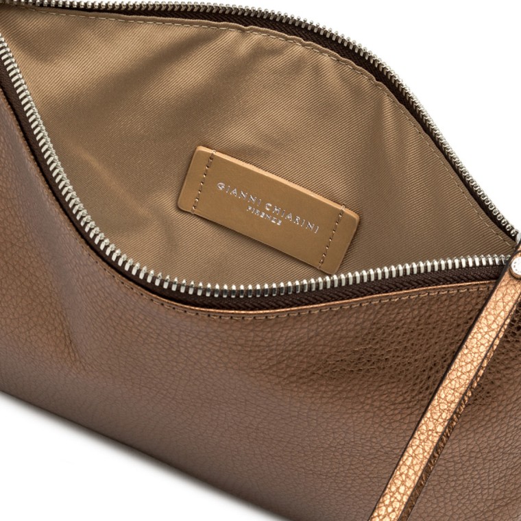 Clutch Hermy Gianni Chiarini in pelle laminata