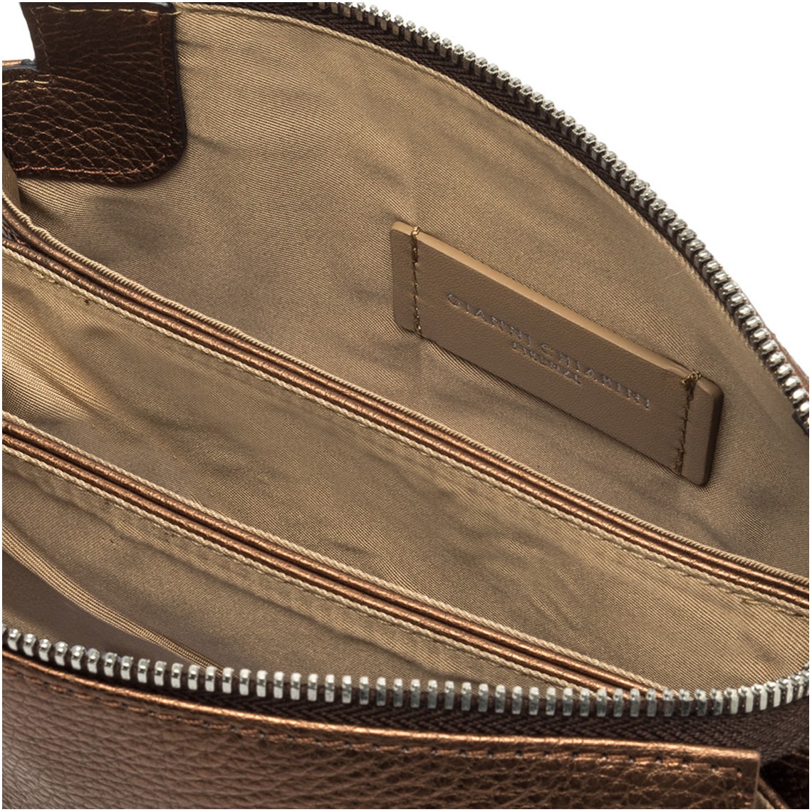 Borsa Three Gianni Chiarini in pelle laminata