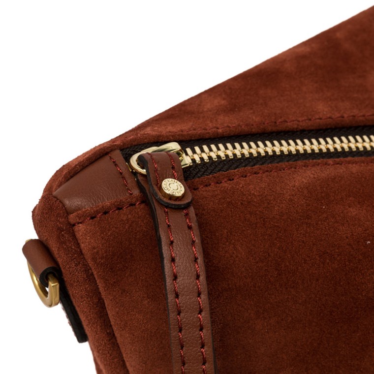 Borsa Nora Pouch Gianni Chiarini in pelle scamosciata