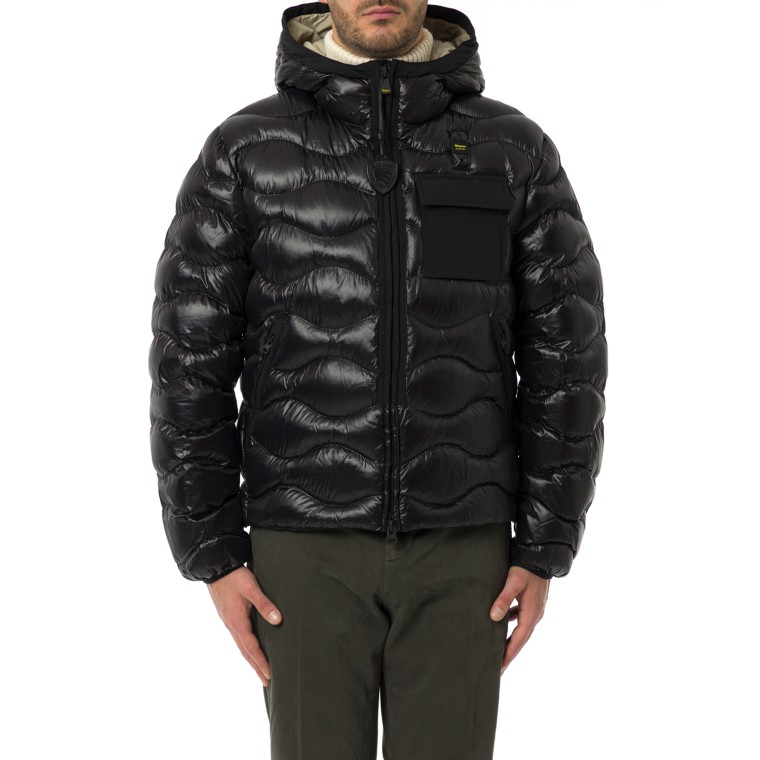 Giubbotto Bryant Blauer in nylon trapuntato