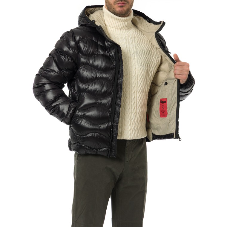 Giubbotto Bryant Blauer in nylon trapuntato