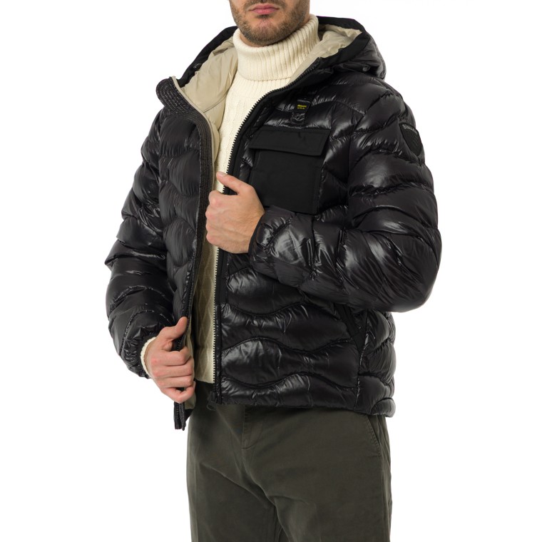 Giubbotto Bryant Blauer in nylon trapuntato