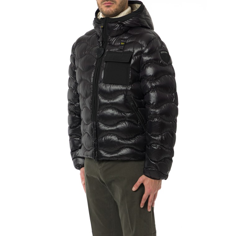Giubbotto Bryant Blauer in nylon trapuntato