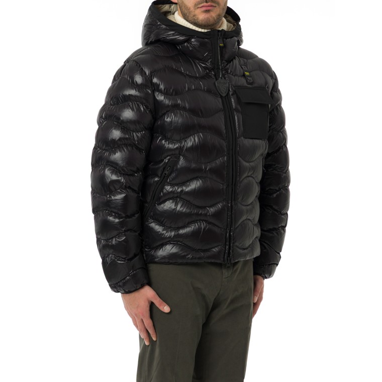 Giubbotto Bryant Blauer in nylon trapuntato