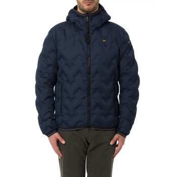 Giubbotto Piery Blauer con cappuccio imbottito
