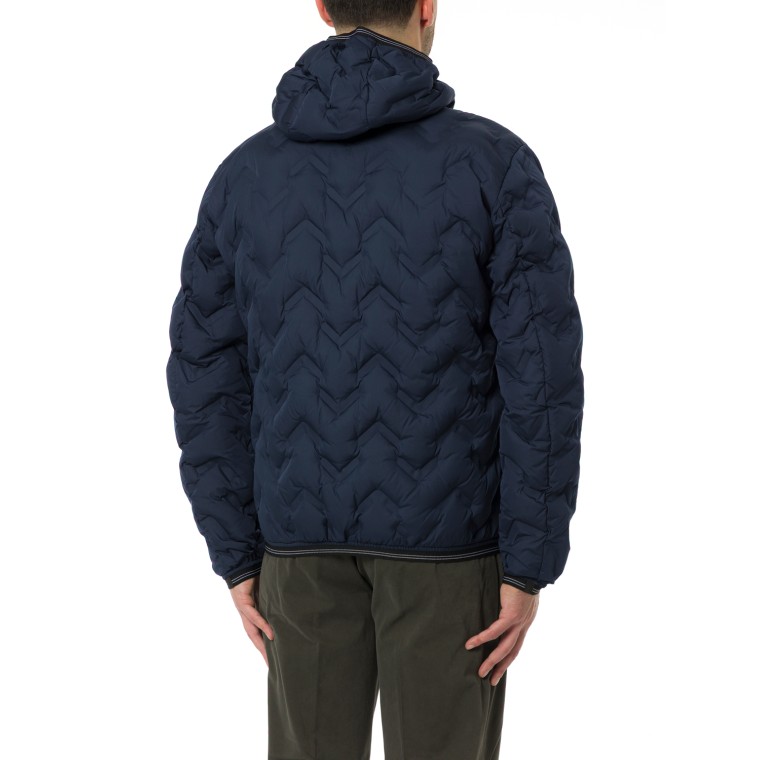 Giubbotto Piery Blauer con cappuccio imbottito
