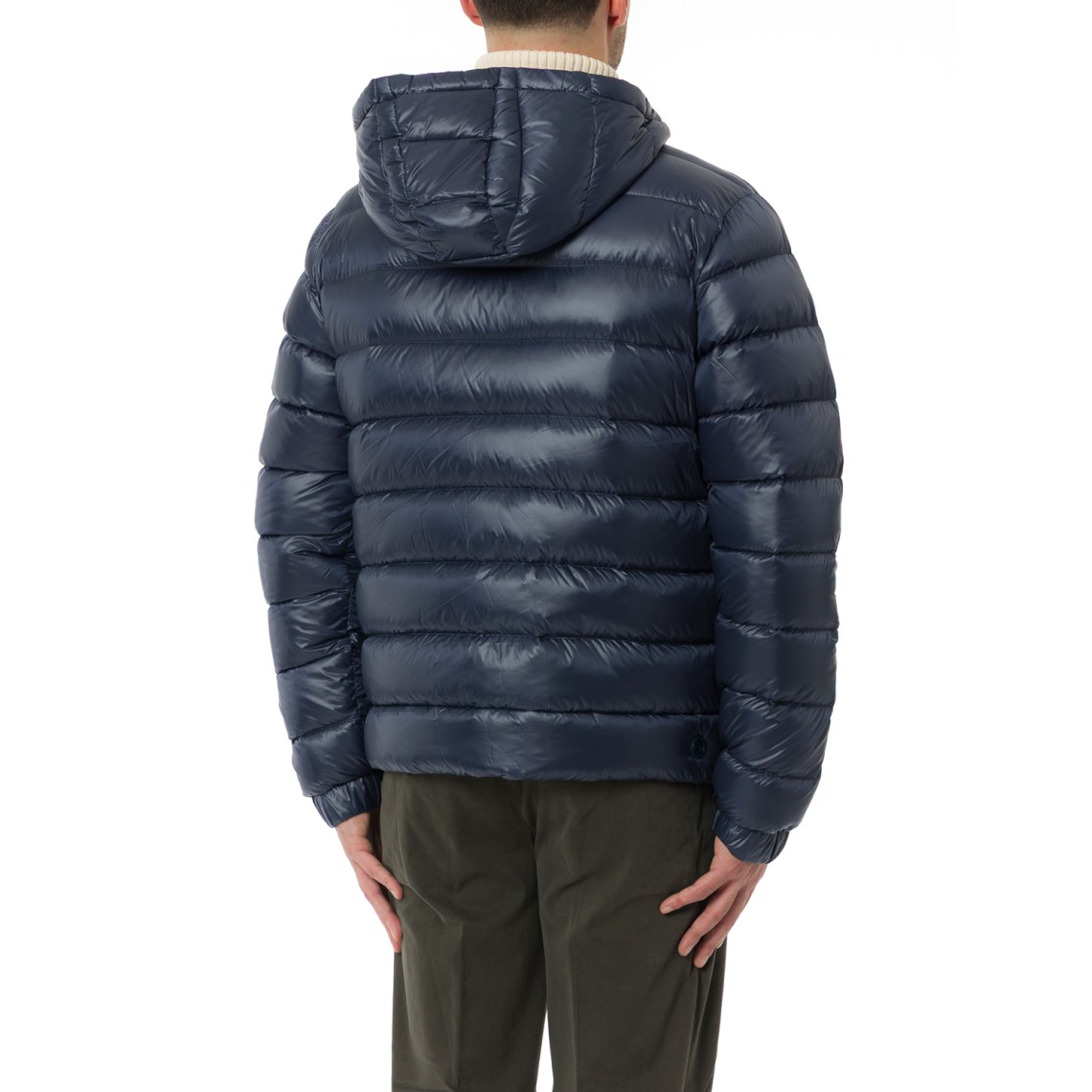 Piumino Colmar lucido con cappuccio