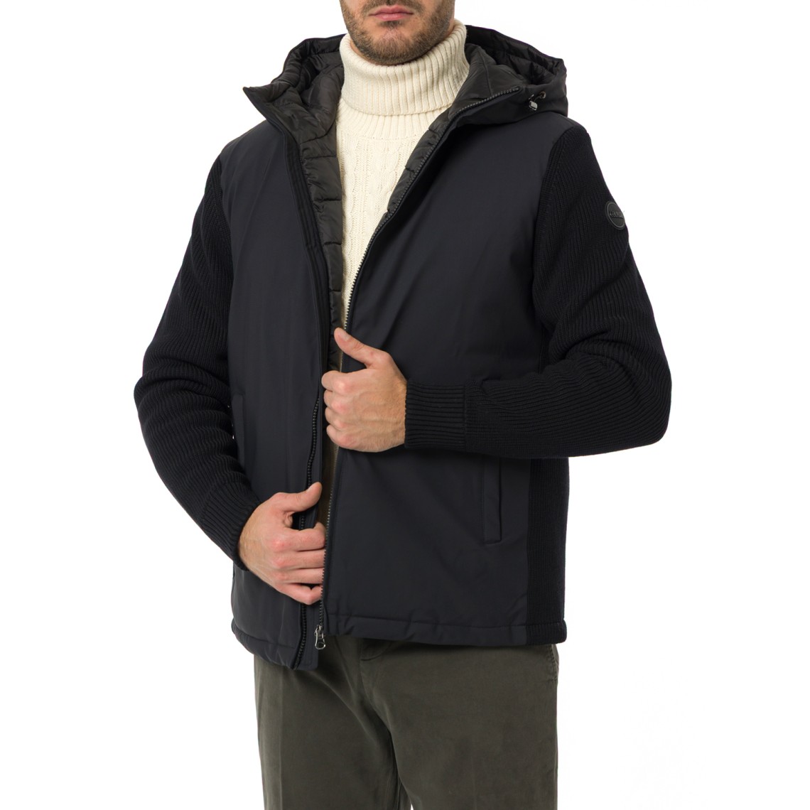 Giacca Colmar imbottita con maniche in maglia