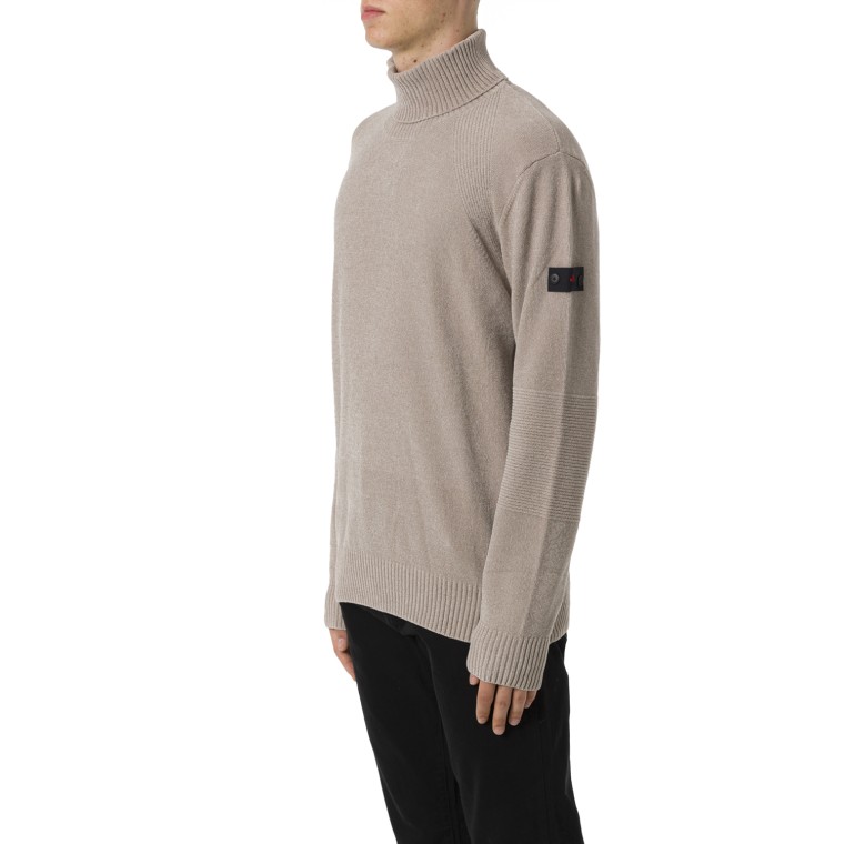 Maglia a Collo Alto Prampolini in Tricot di Ciniglia Peuterey