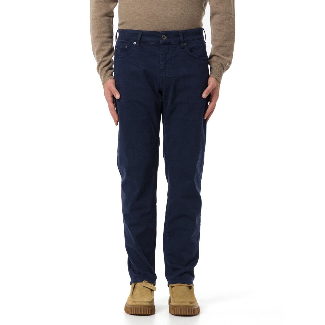 Pantaloni In Gabardine Narrow Fit Harmont & Blaine