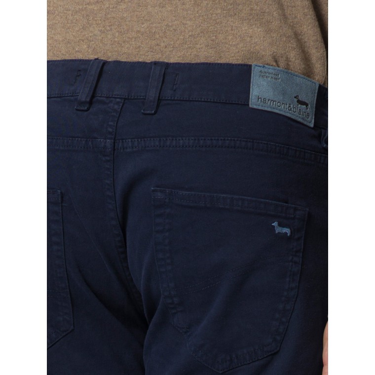 Pantaloni In Gabardine Narrow Fit Harmont & Blaine