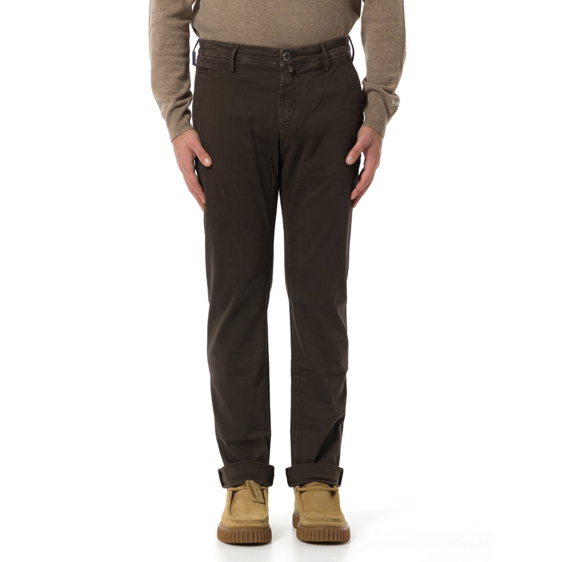 Pantaloni Jacob Cohen slim fit Bobby Gabardine