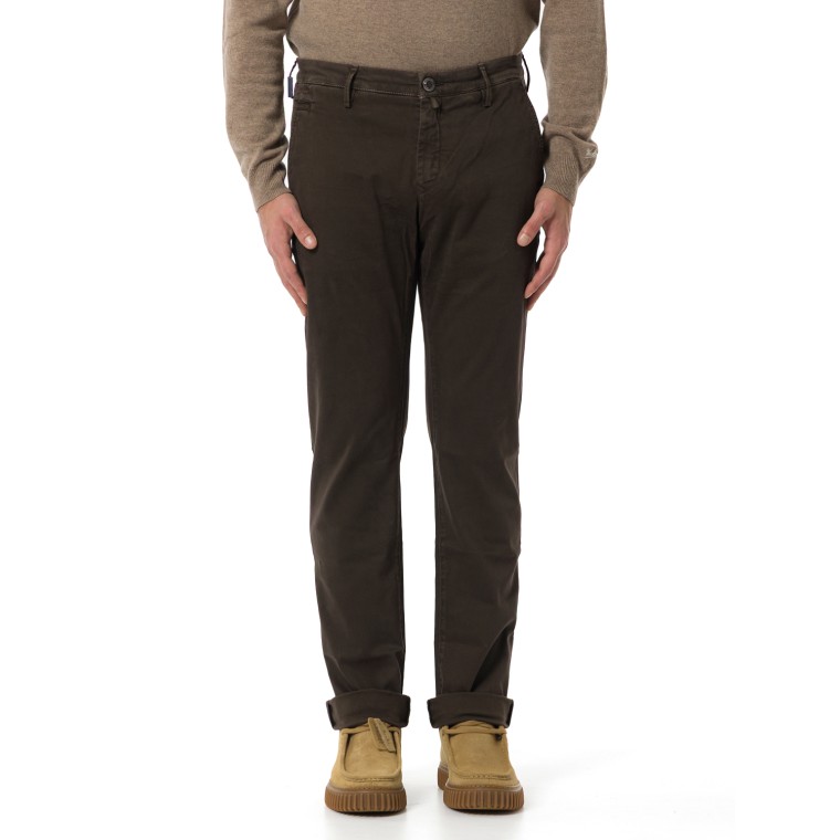 Pantaloni Jacob Cohen slim fit Bobby Gabardine
