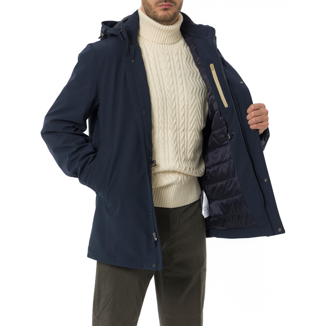 Cappotto Soft Shell Barrow Woolrich