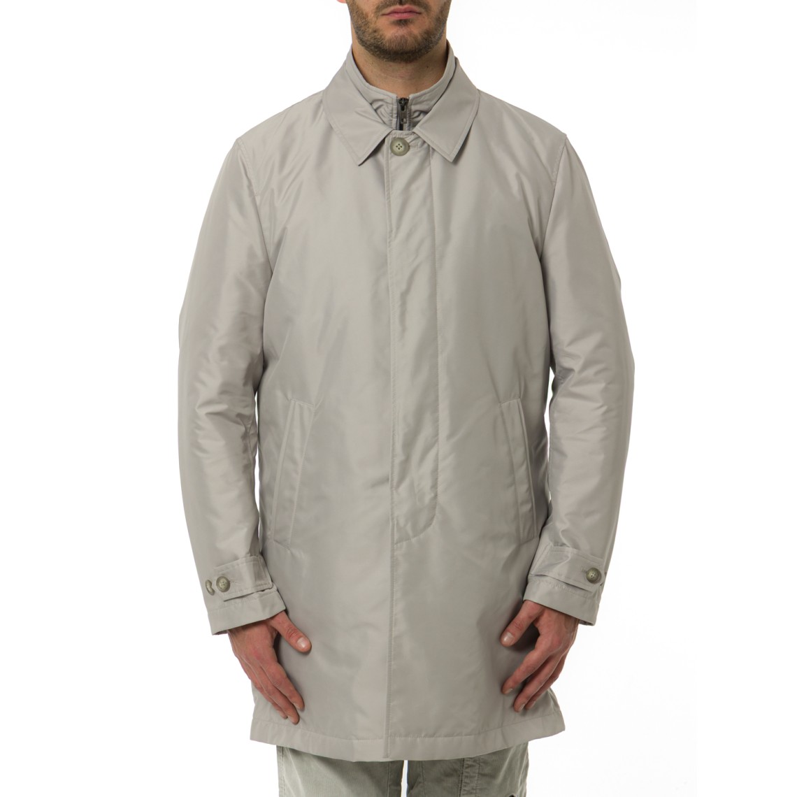 Morning Coat in Popeline Tecnico Fay